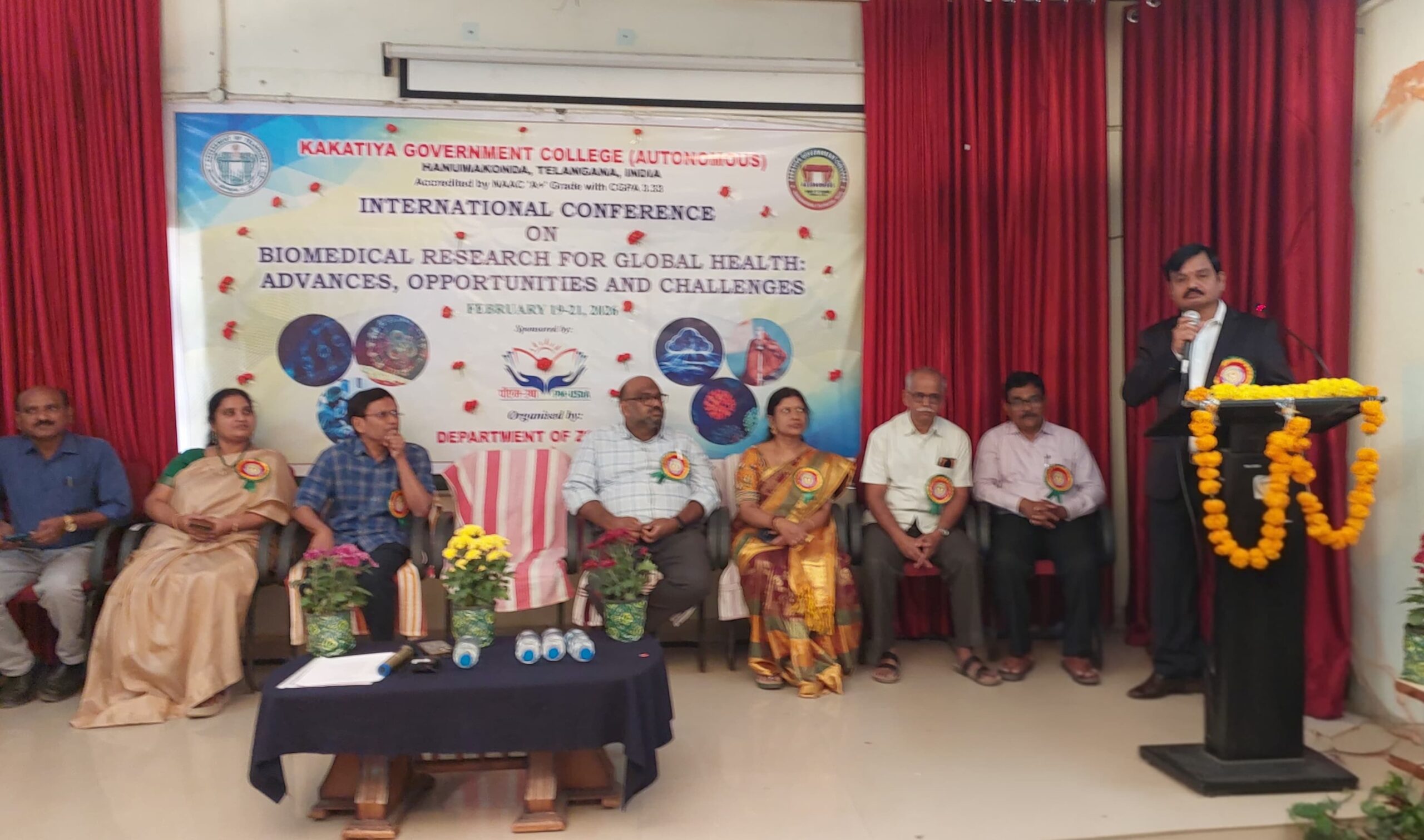 International biomedical conference concludes at Kakatiya Government College