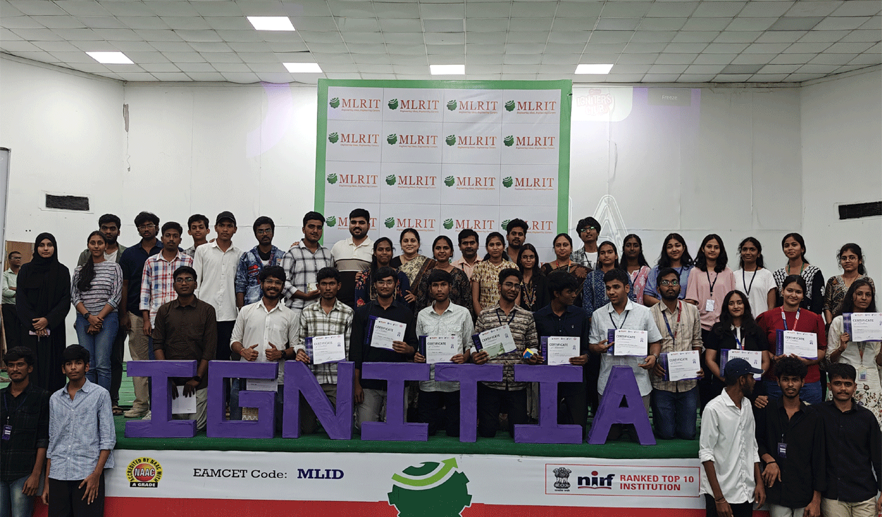 MLR Institute hosts national-level hackathon Ignitia 2K26 in Hyderabad