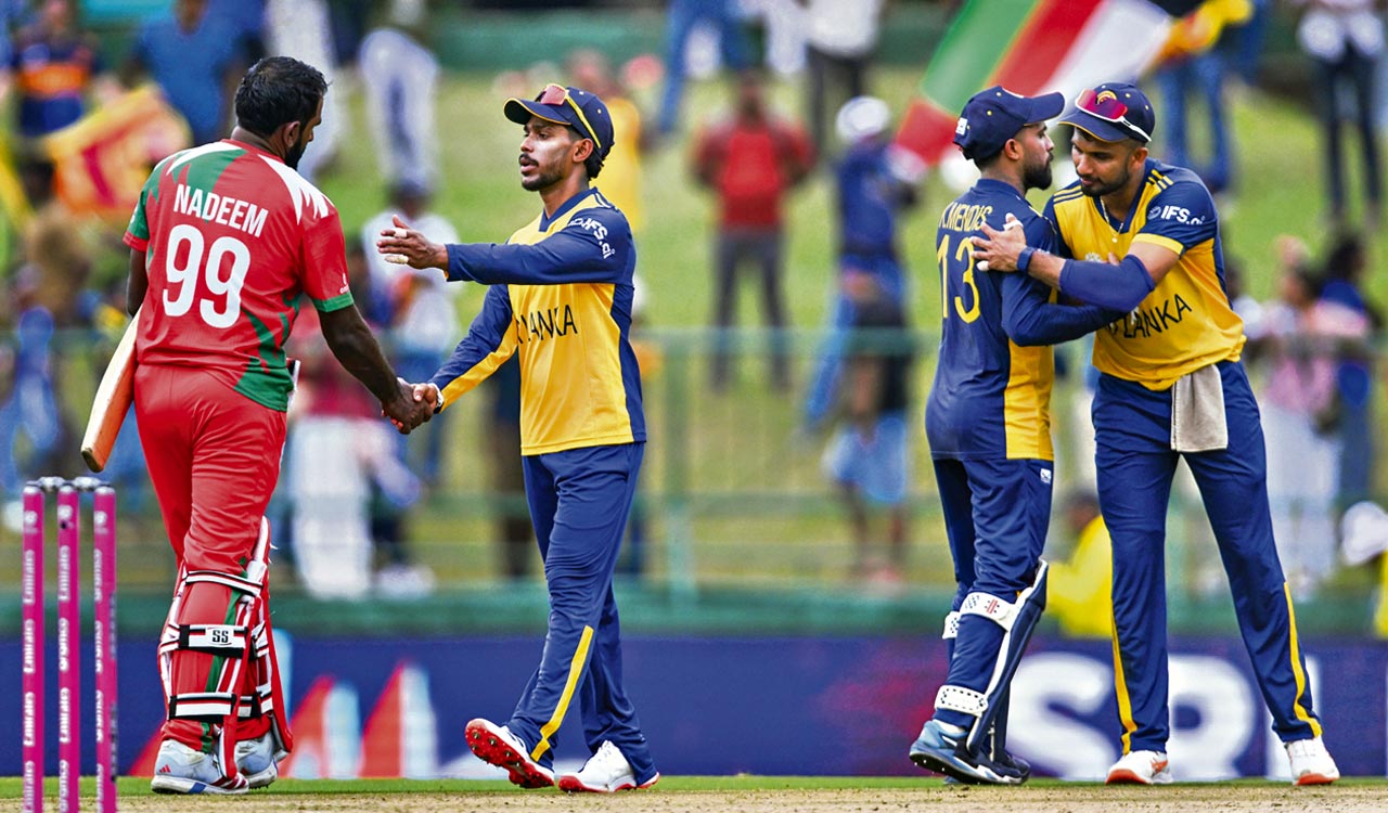 Shanaka hits fastest fifty as Sri Lanka dominate Oman