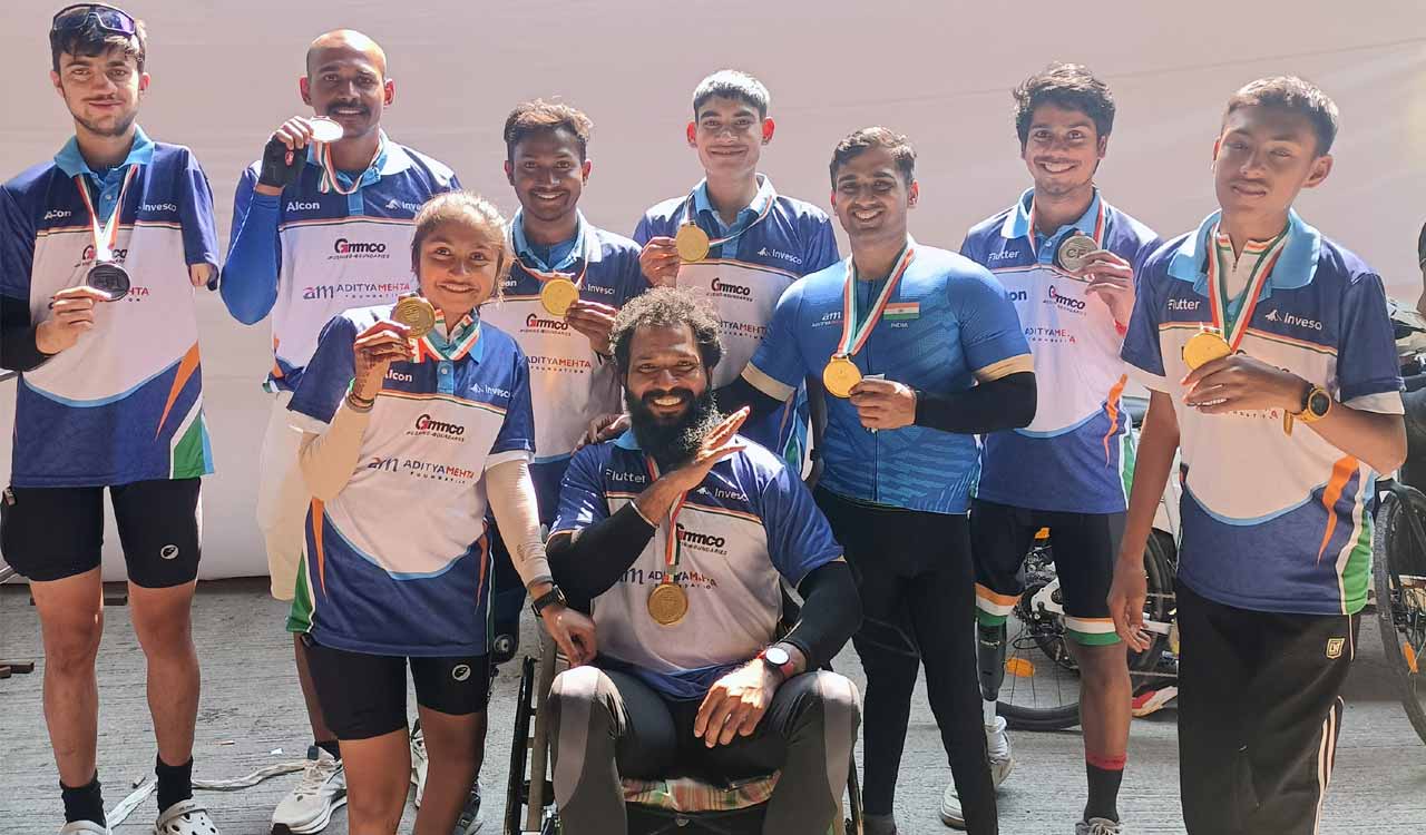 Para-cyclists from Aditya Mehta Foundation win seven golds at national championship