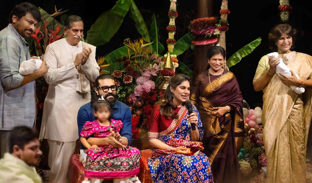 Ram Charan, Upasana name twins Shiva Ram and Anveera Devi