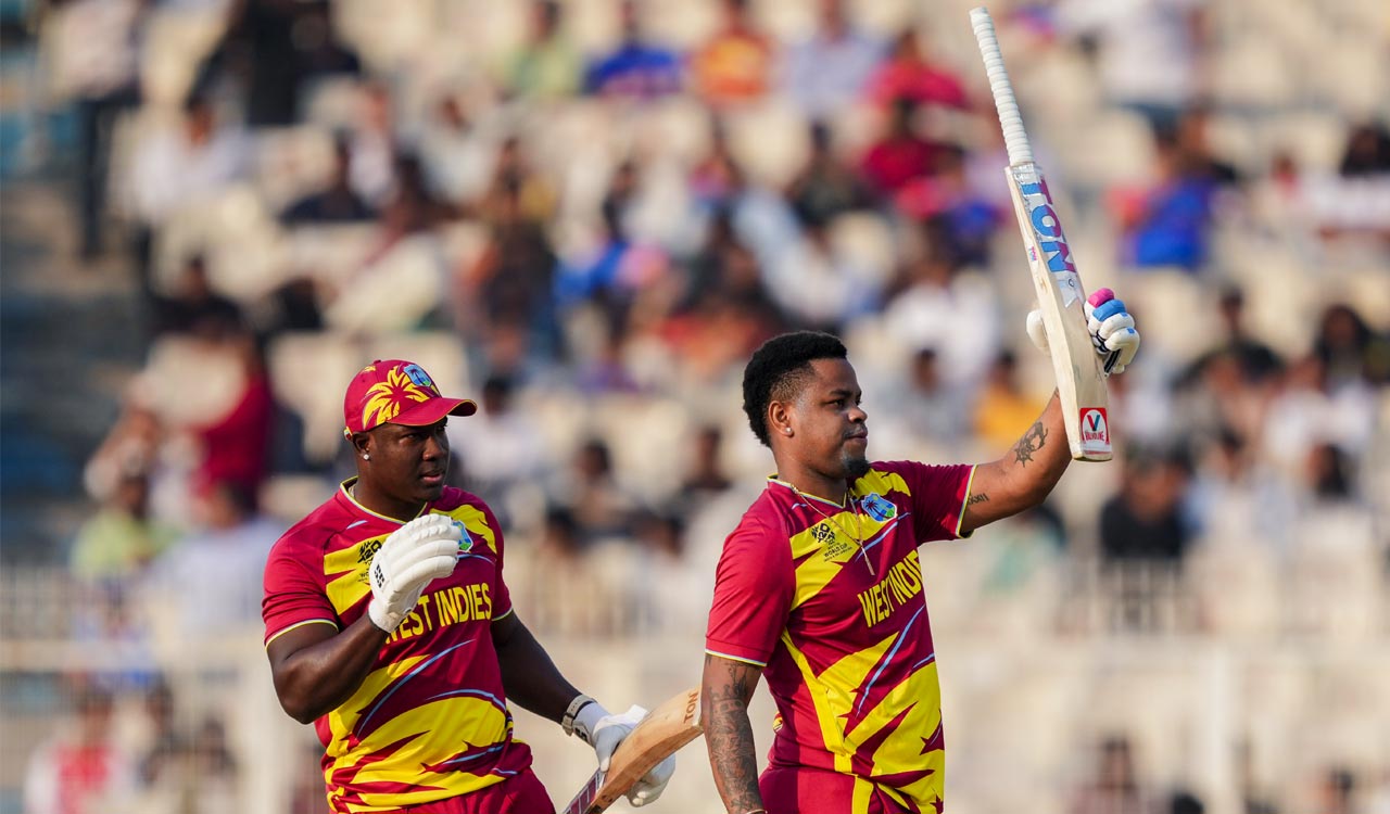 Hetmyer and Shepherd star as West Indies down Scotland