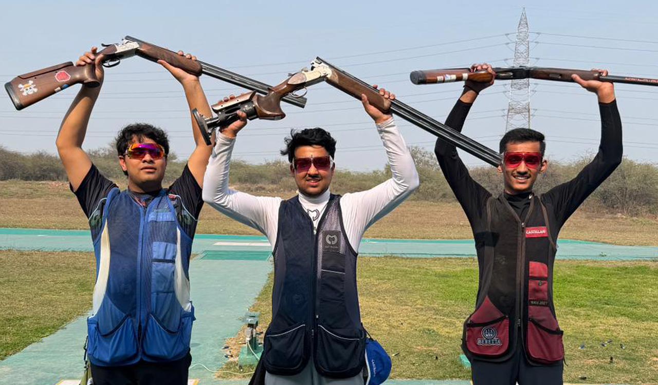 Manisha Keer and Bhowneesh Mendiratta shine in shotgun trials