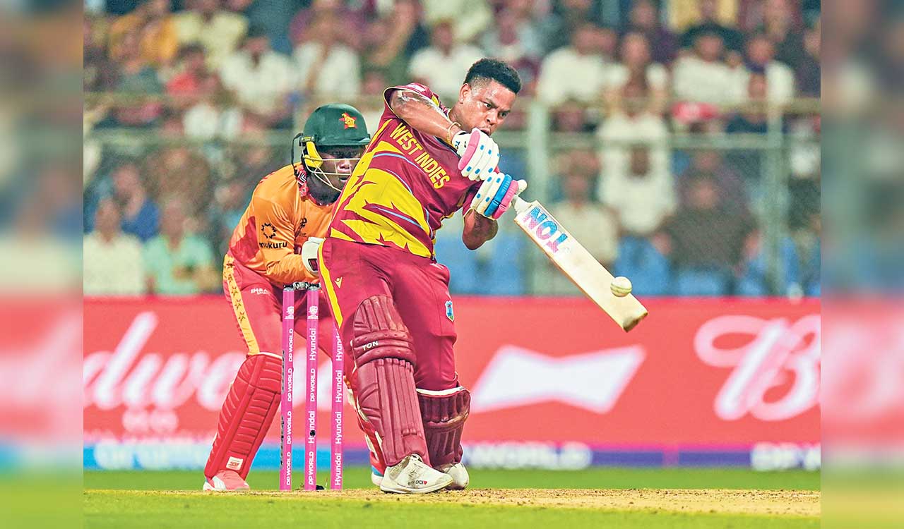 Hetmyer’s rampage sets-up massive win for West Indies against Zimbabwe in T20 WC