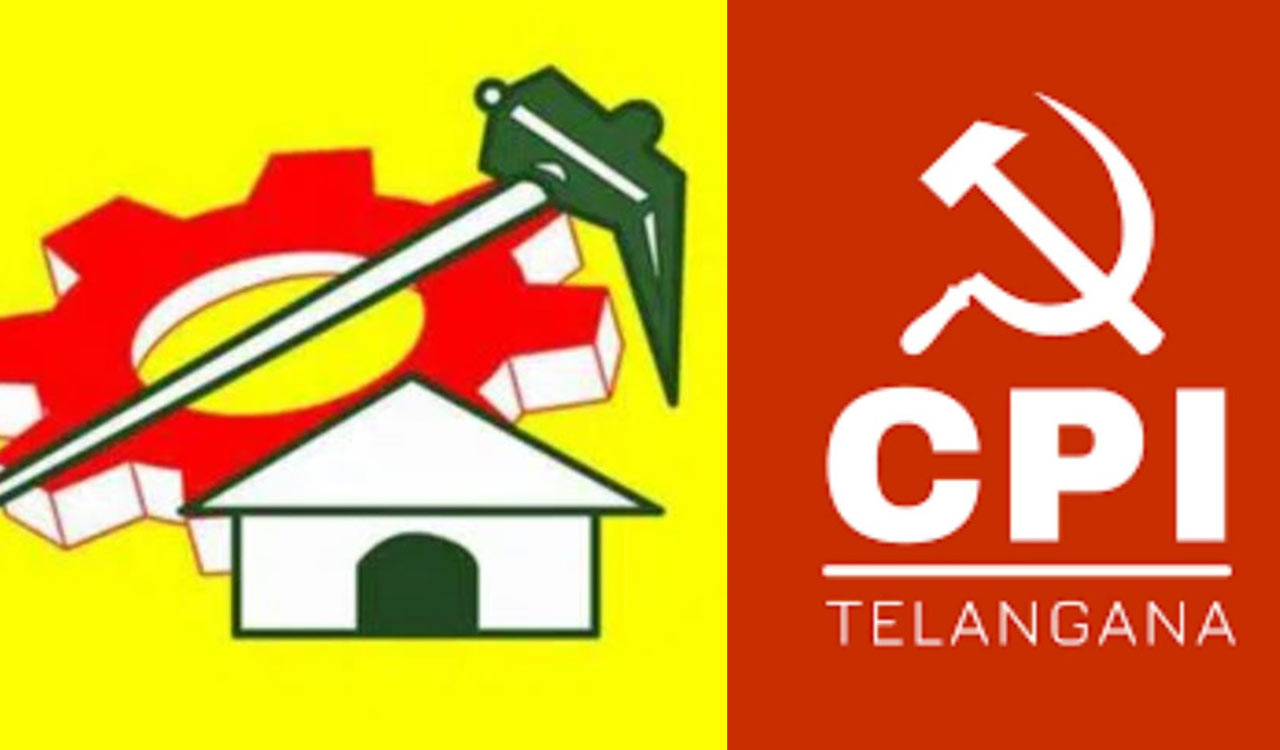 Unusual political alliances: TDP candidates contest on CPI ticket in Kothagudem