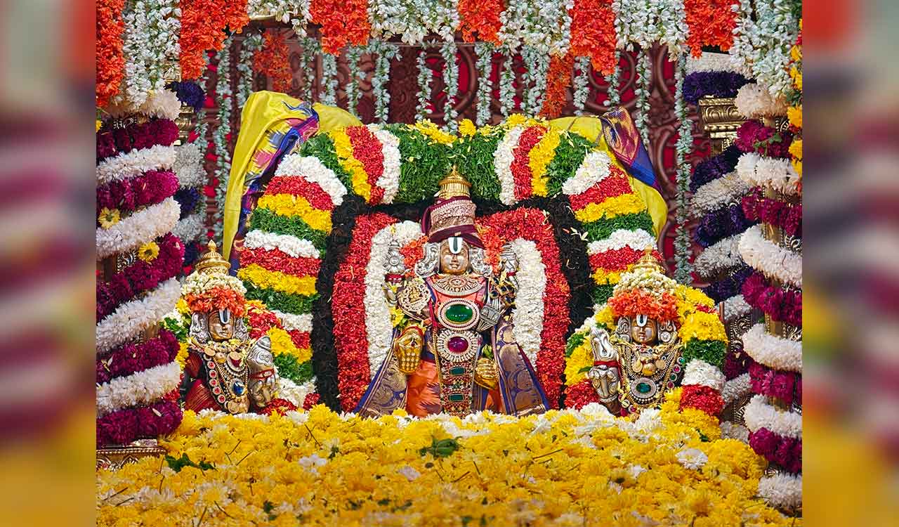 Sri Venkateswara Swamy Pushpayagam celebrated at Jubilee Hills temple