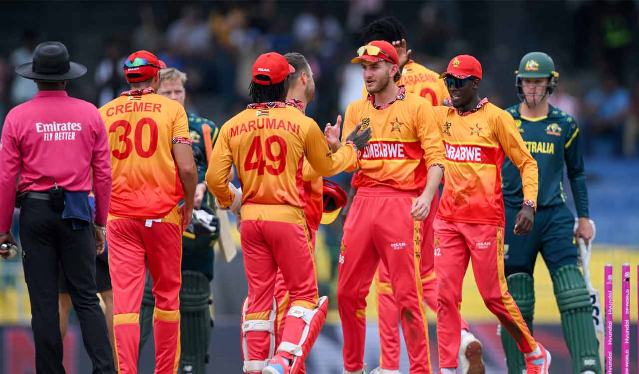 Zimbabwe stuns Australia by 23 runs in T20 World Cup; Tendulkar hails “statement win”