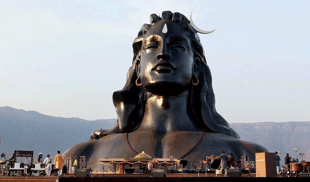 Preparations In Full Swing For Mahashivratri At Isha Yoga Centre 