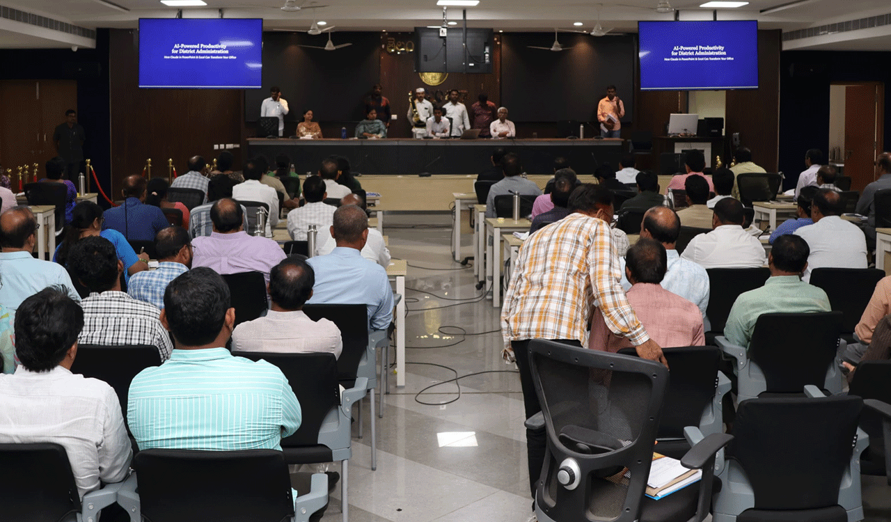 Khammam Collector asks district officials to use AI technology in administration