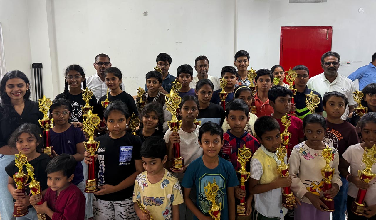 Vihaan Krishna and Shri Vishishta win under-8 chess titles in Hyderabad
