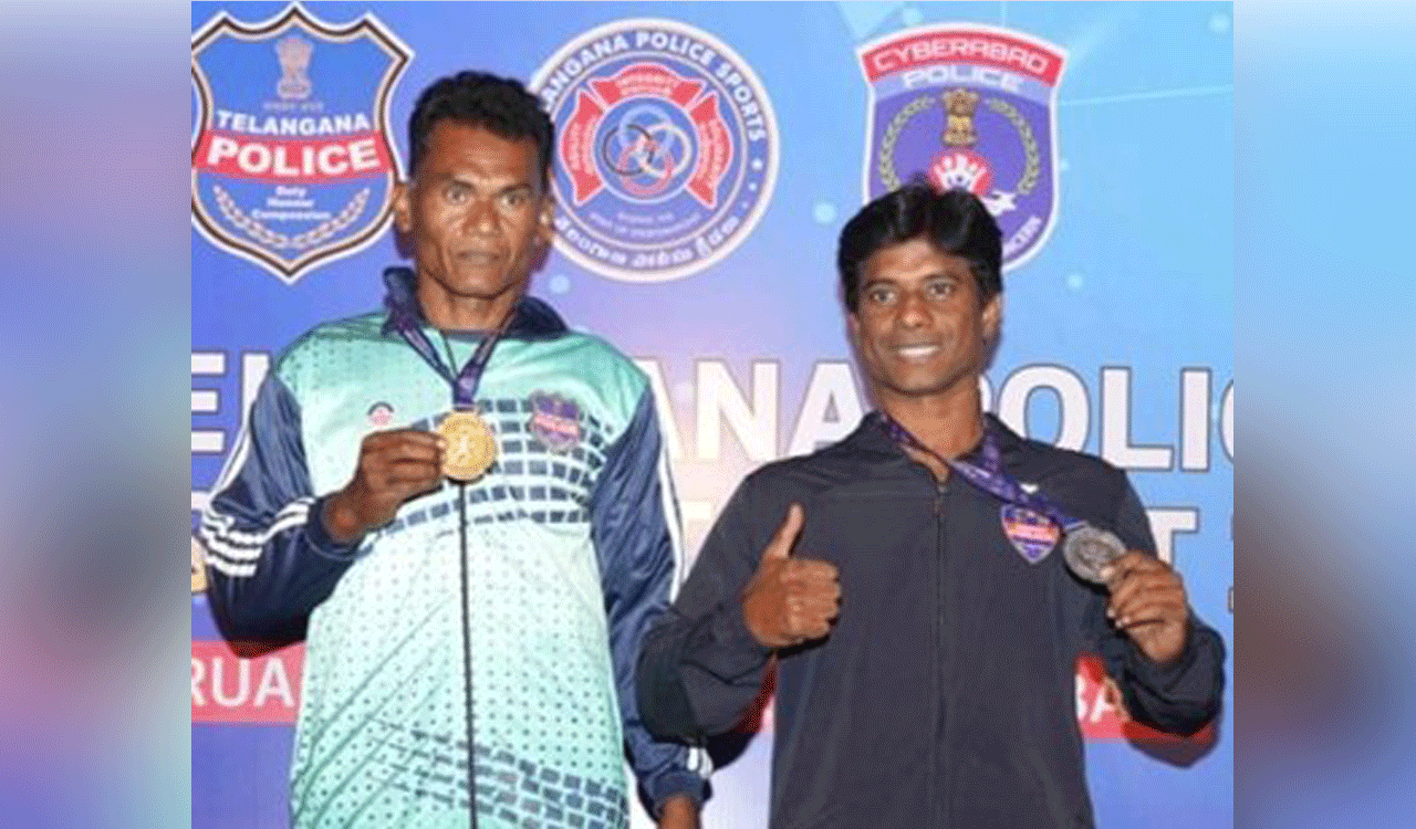 Mancherial police constable praised for winning gold medal in bodybuilding event