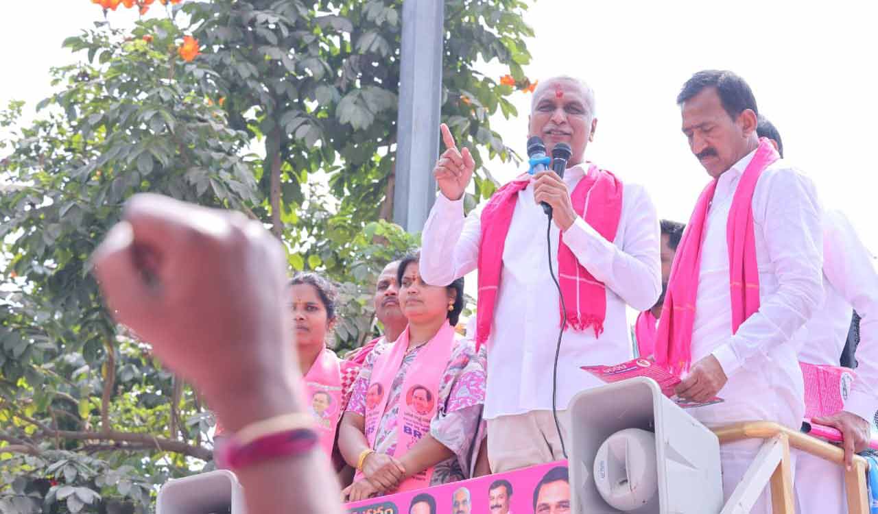Harish Rao hits out Revanth Reddy over abusive language, government’s failures