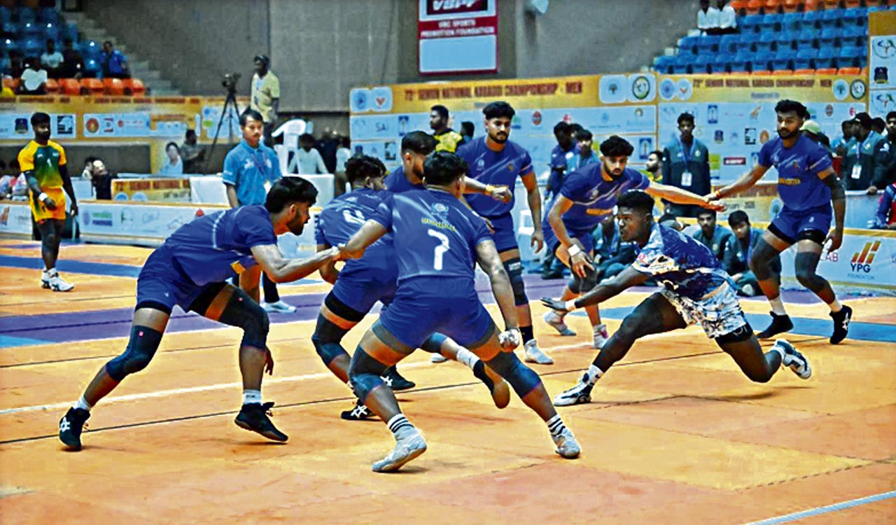 Andhra Pradesh edge Telangana in Senior National Kabaddi Championship