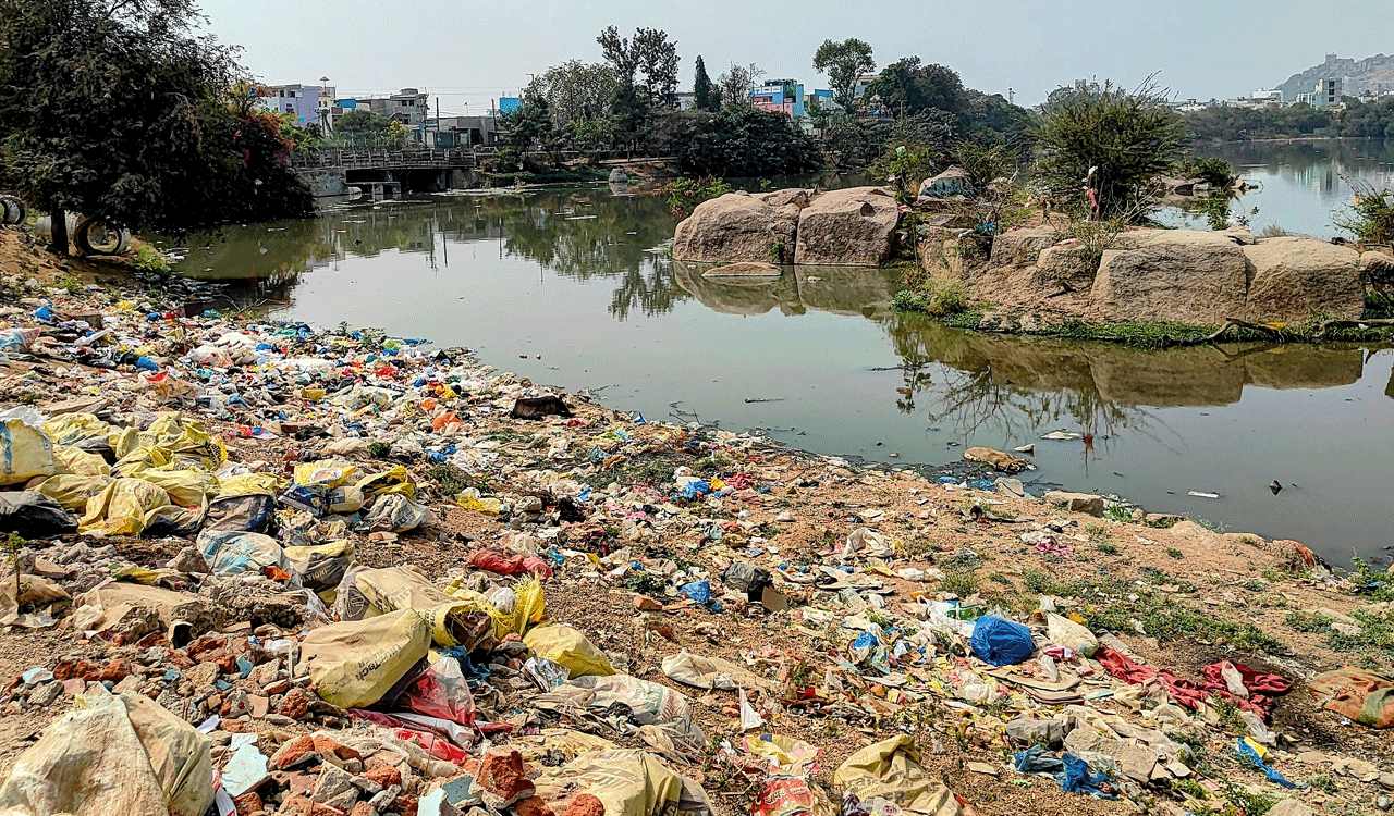 Sewage chokes iconic Langar Houz lake, residents demand urgent cleanup action