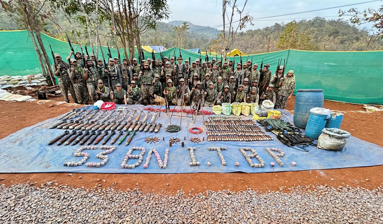 ITBP, police recover huge cache of explosives from Maoist hideout in Narayanpur