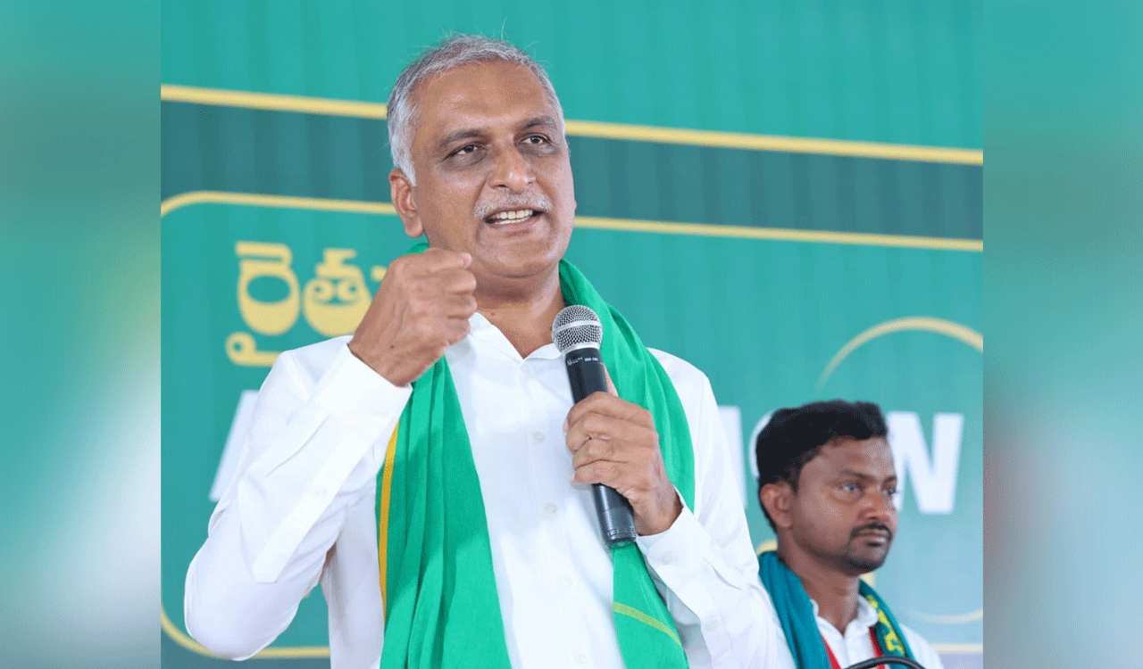 Harish Rao slams Centre and State over farmer welfare, seeks subsidy on agri equipment