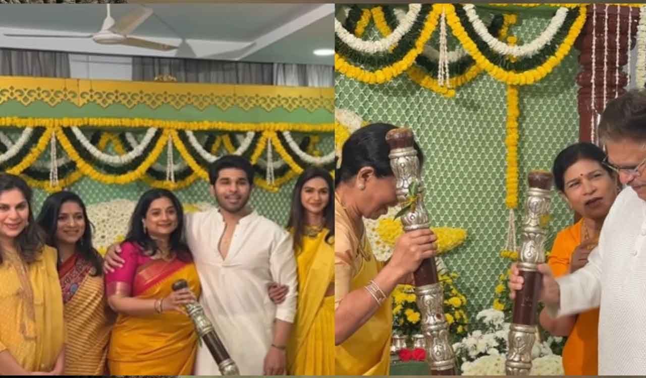Allu Sirish kickstarts pre-wedding ceremony, new mommy Upasana Konidela marks presence