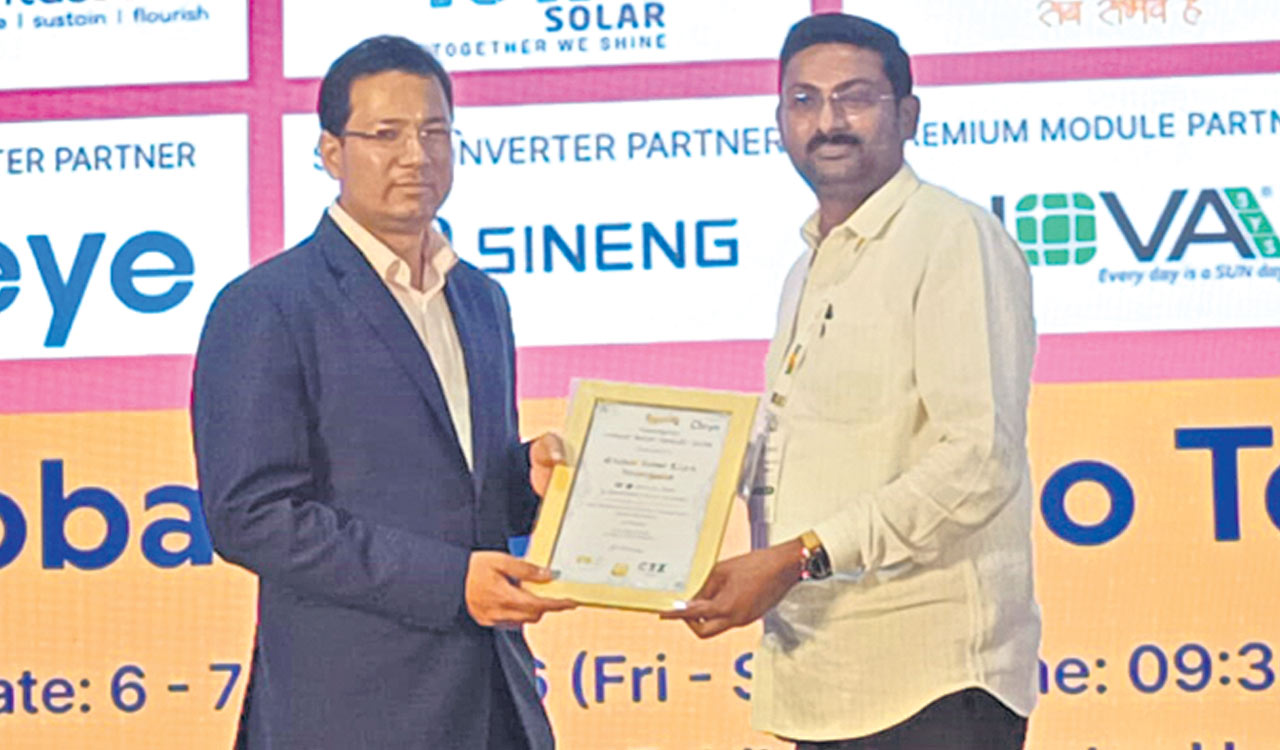 Warangal’s Sri Balaji Solar Energies bags six honours at Global Solar Expo 2026