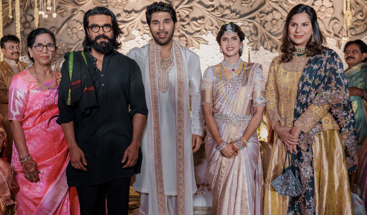 Allu Sirish ties the knot with Nayanika in Hyderabad