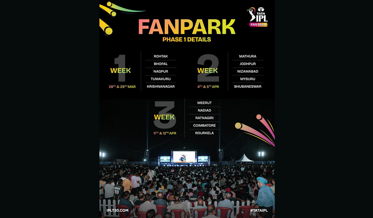 BCCI announces IPL 2026 Fan Parks across India, Telangana to host Nizamabad leg