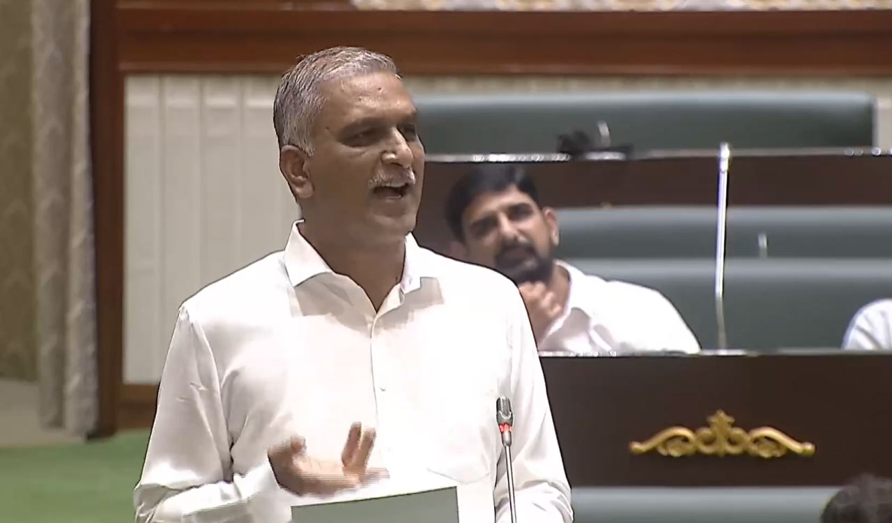 Harish Rao questions Congress govt on revenue targets, welfare spending and empty promises