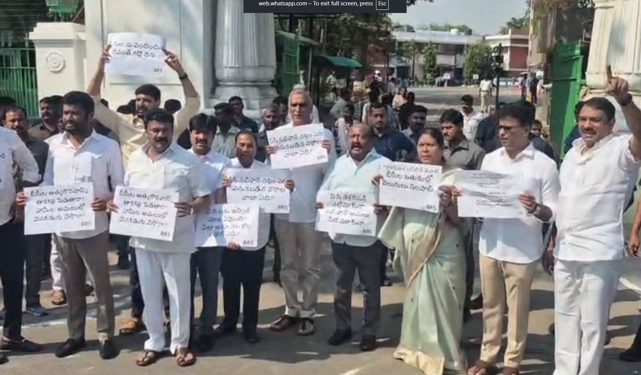 BRS protests targeting Congress over BC Sub-Plan implementation