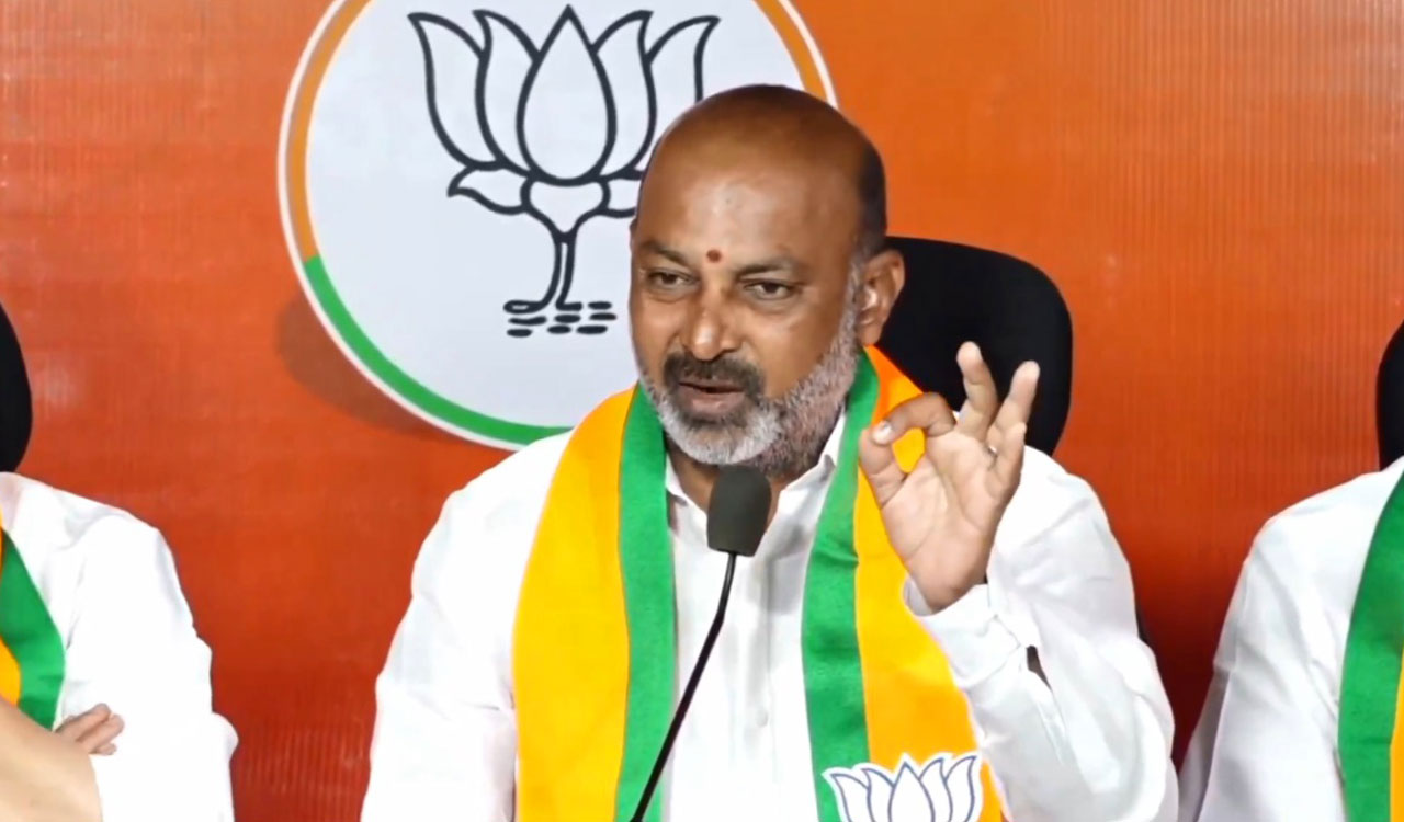 Bandi Sanjay seeks action against Congress MLA over remarks on Hindu gods