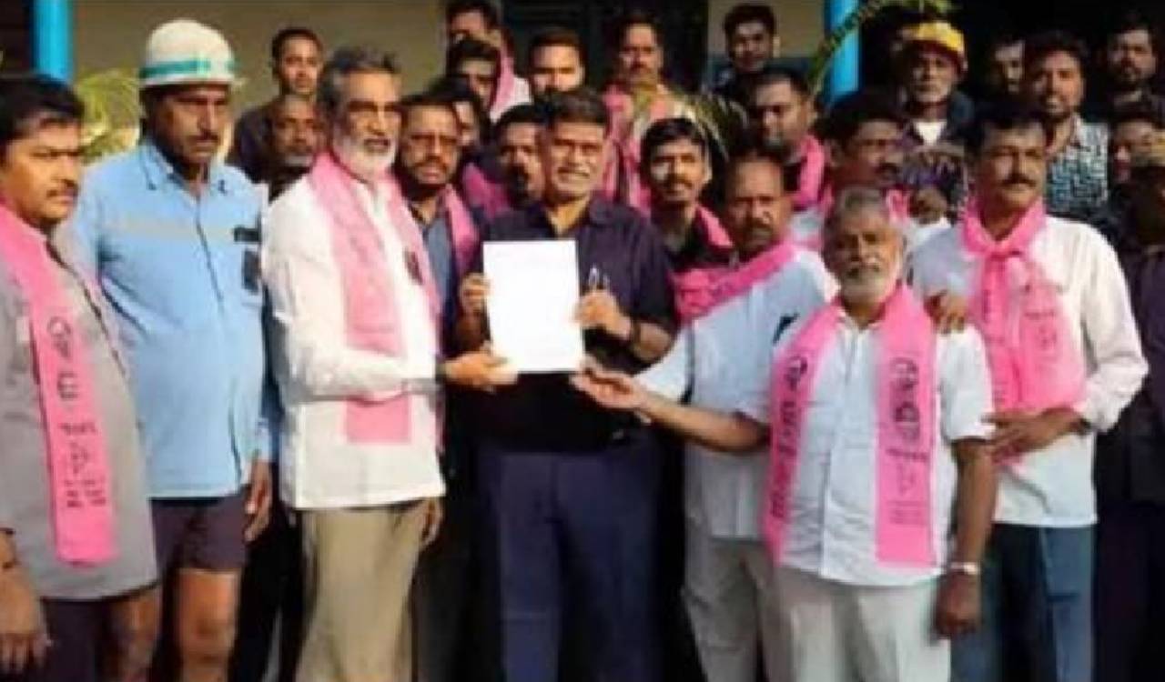 TBGKS stages protest at Godavarikhani coal mine, demands monthly medical boards