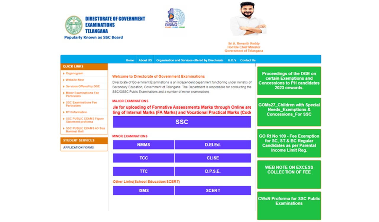 Telangana SSC hall tickets 2026 available from March 5 online and via WhatsApp