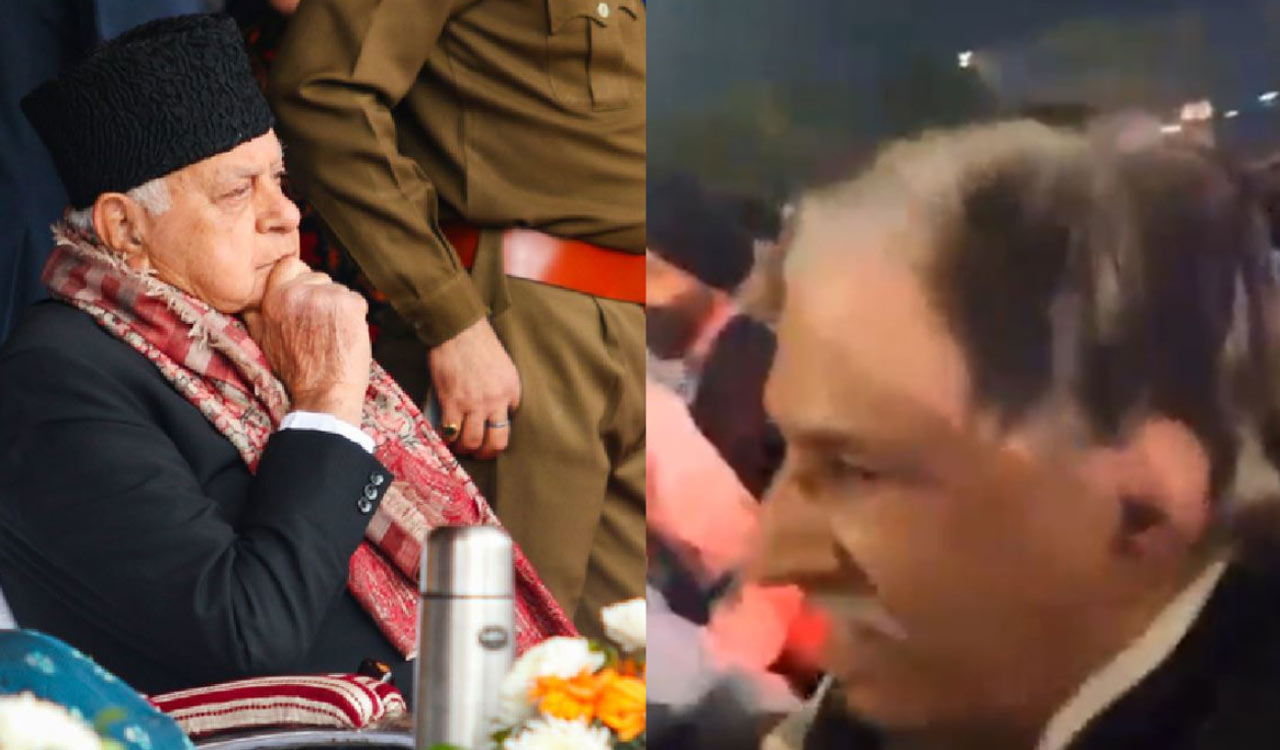 Jammu: Gunfire at event attended by NC chief Farooq Abdullah, suspect held