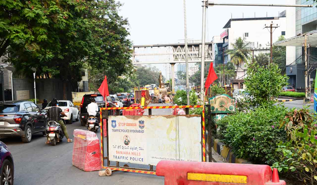 GHMC excavation works near KBR Park to affect Banjara Hills, Jubilee Hills traffic
