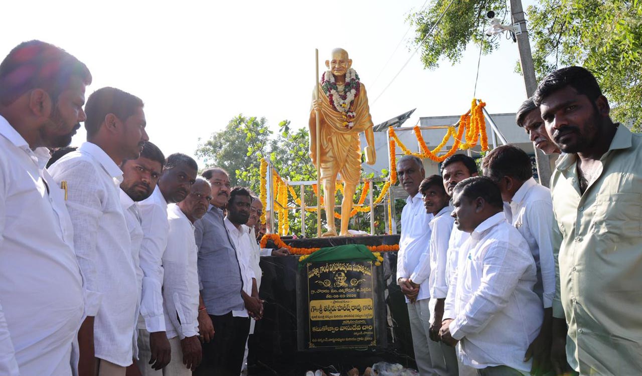 Harish Rao highlights village development during BRS government