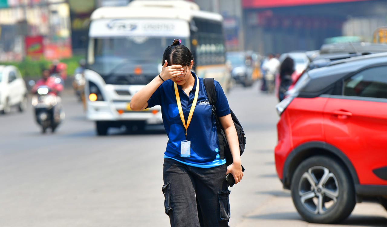 IMD warns of heat above 40 degree Celsius and thunderstorms across Telangana