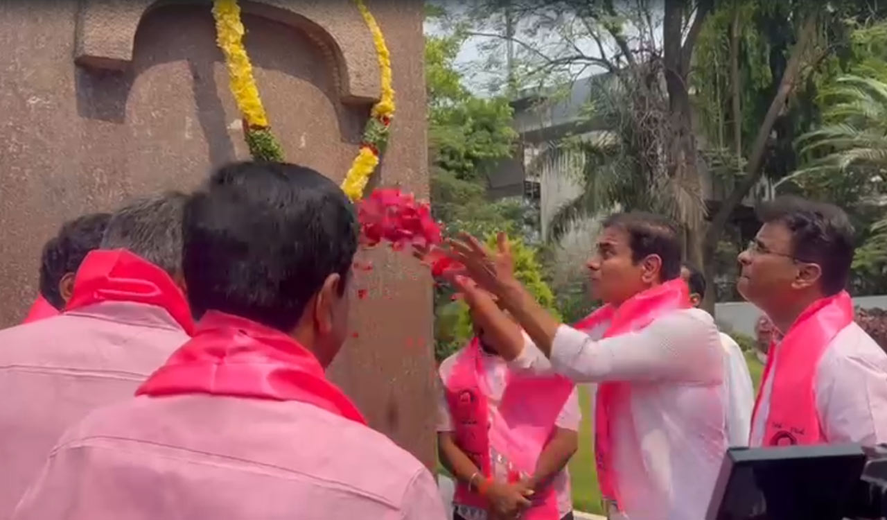 BRS protests at Gun Park, demands budget allocations, legal backing for Six Guarantees