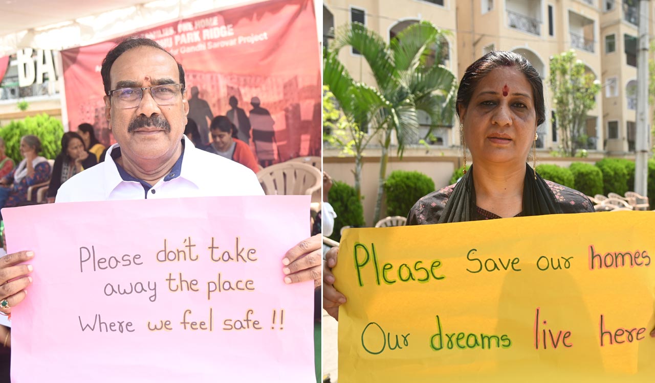 Madhu Park Ridge residents refuse eviction, stand firm against Gandhi Sarovar Project