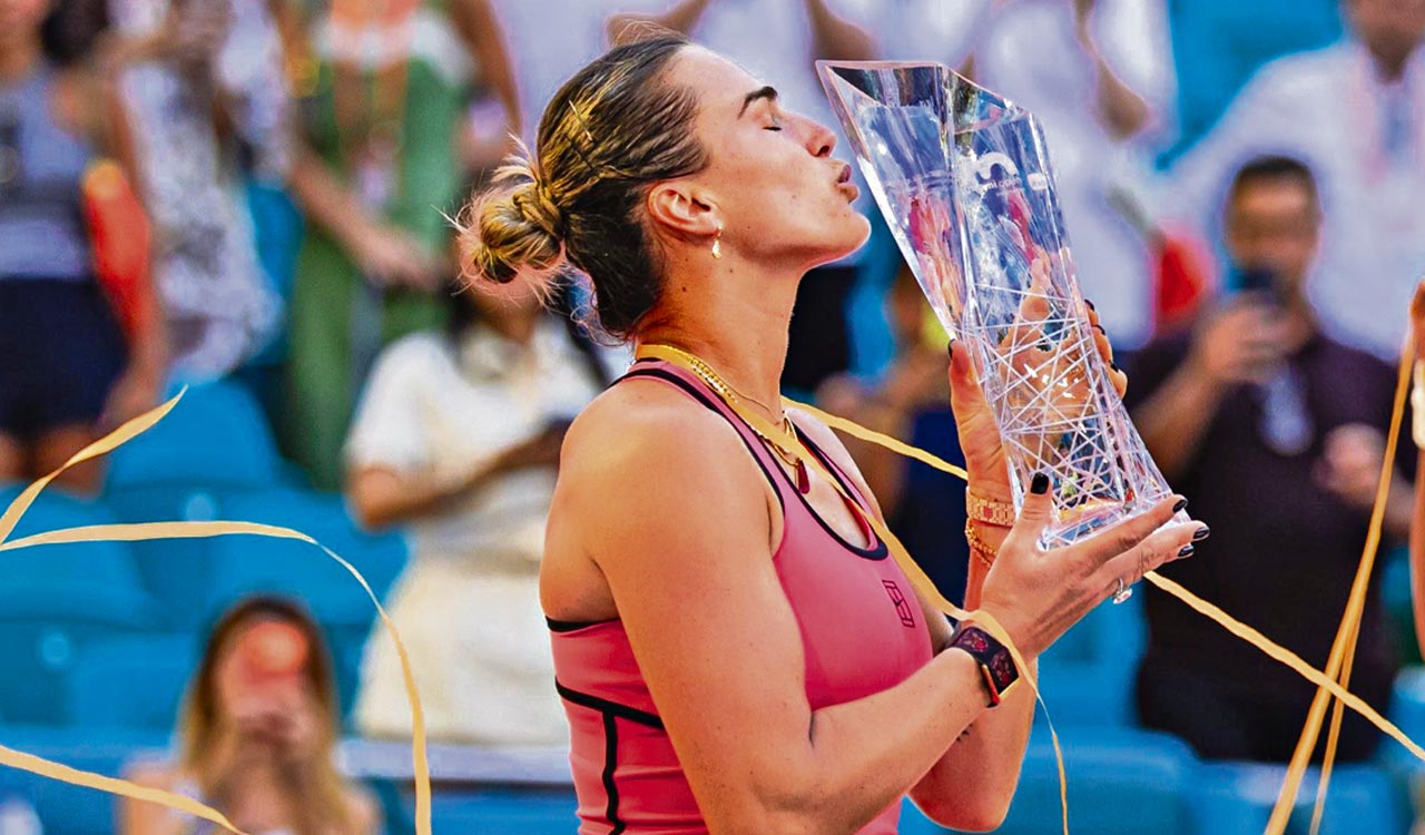 Aryna Sabalenka completes Sunshine Double with Miami Open win