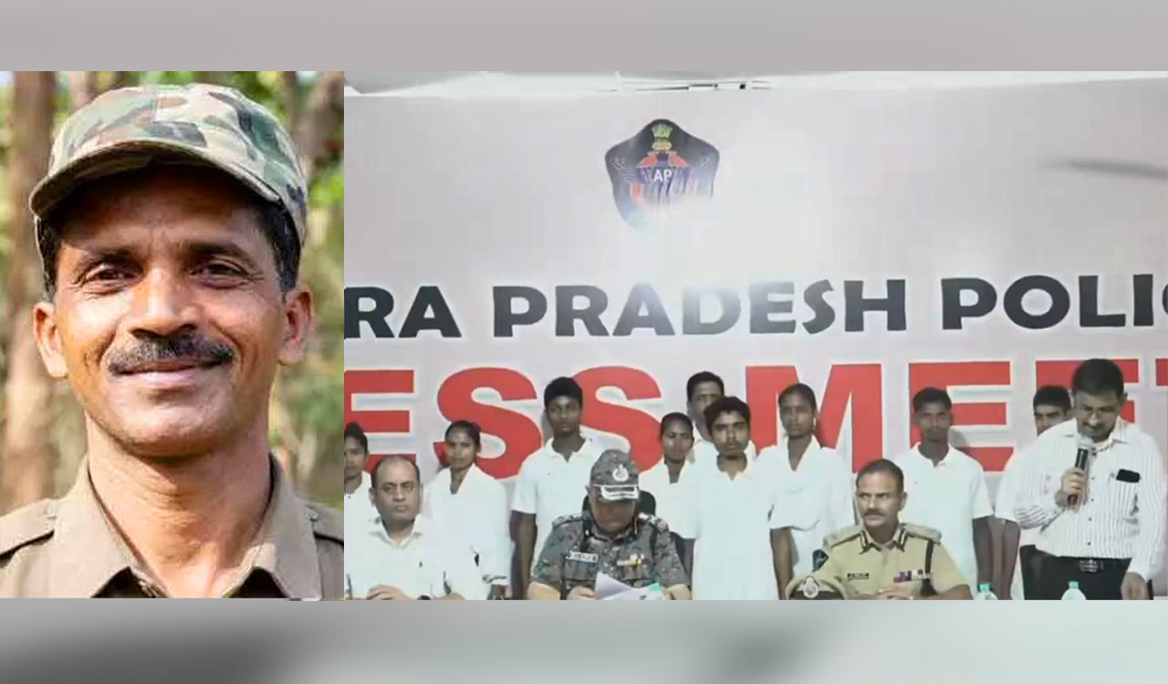 Nine Maoists including AOB leader Narayana Rao surrender in Andhra Pradesh