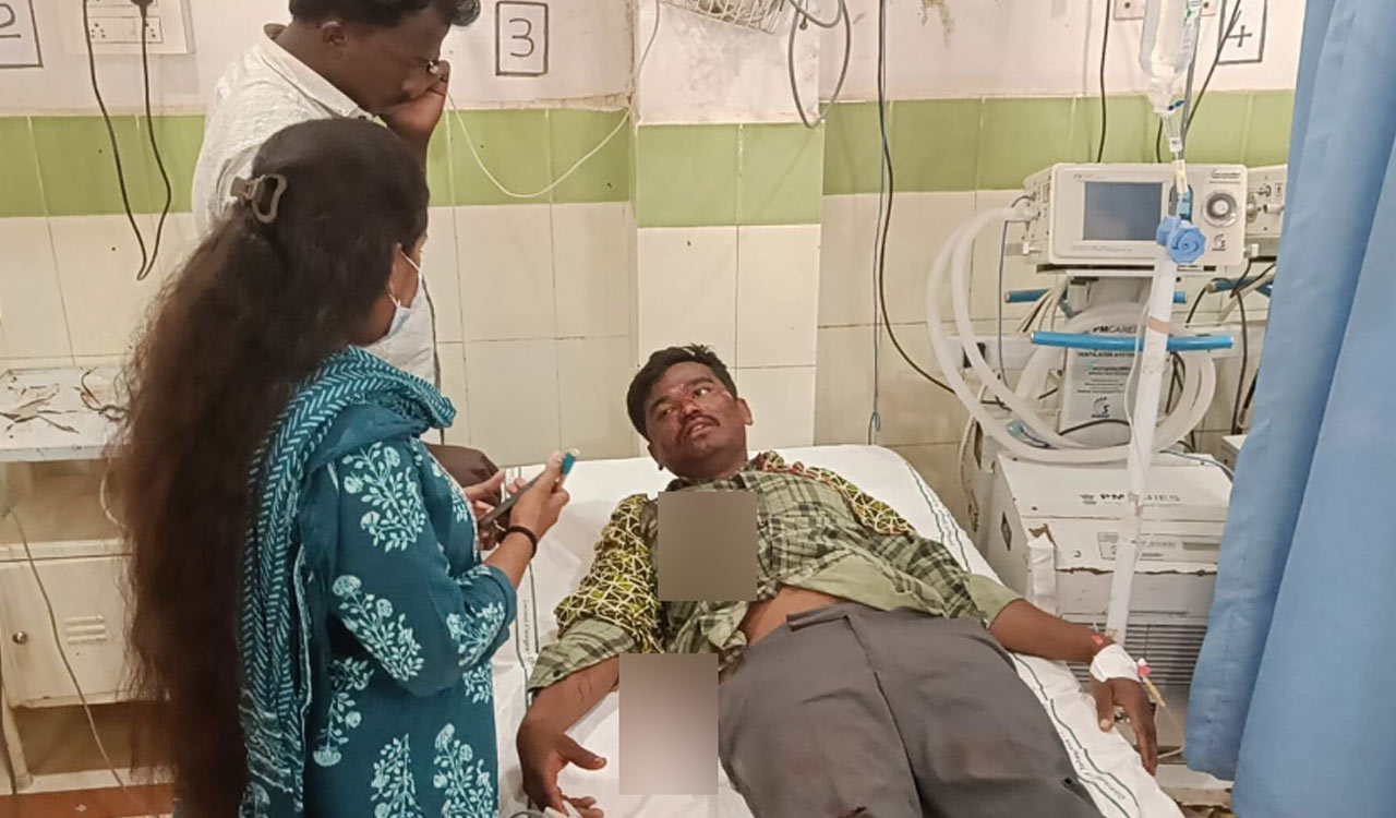 Two killed, 19 injured as marriage party van overturns in Nirmal