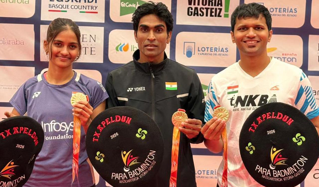 Pramod Bhagat wins double gold at Spanish Para Badminton International 2026