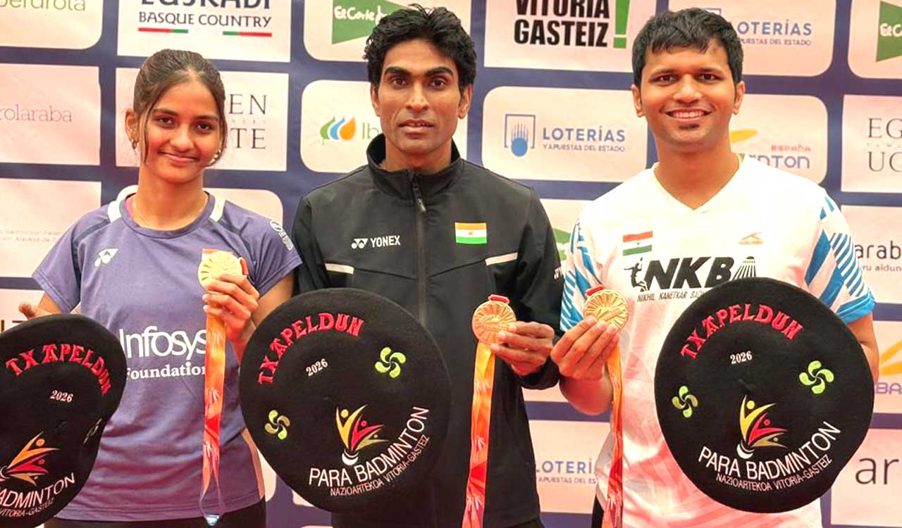 Pramod Bhagat wins two golds as India shines at Spanish Para Badminton International