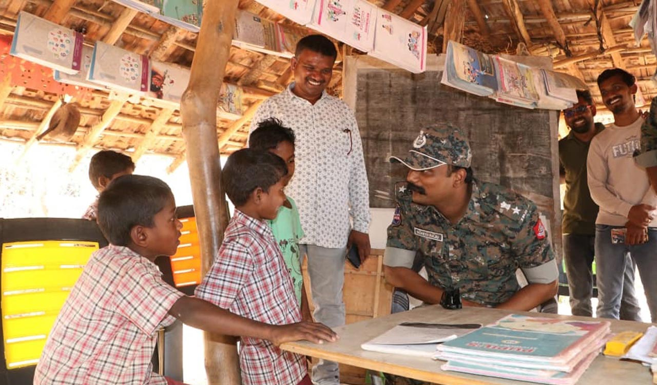 Kothagudem police striving for welfare, development of migrant Guthikoyas: SP Rohith Raju