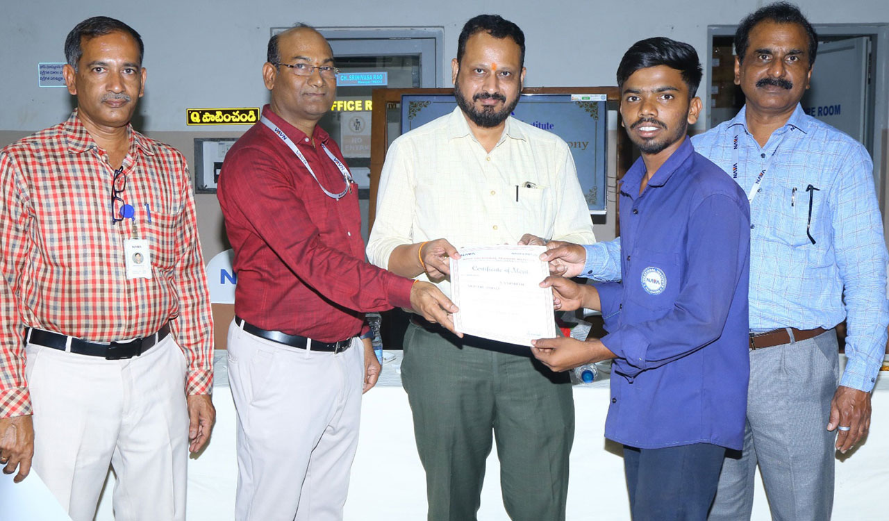 Certificates presented to youths at Nava Vocational Training Institute