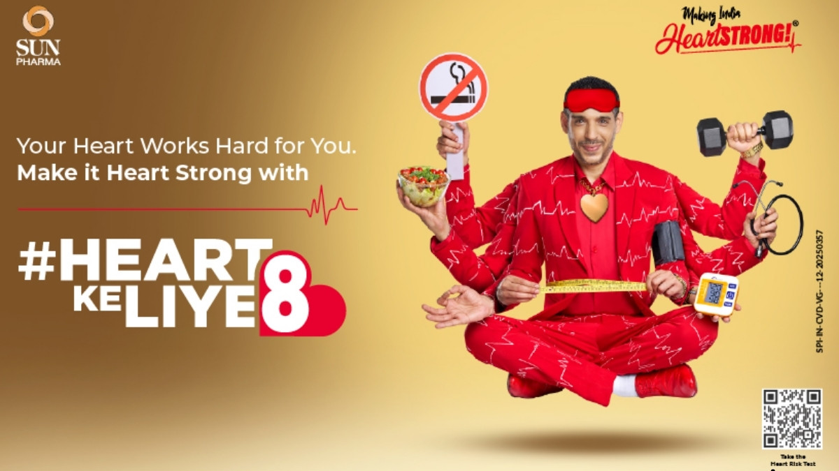 SunPharma’s ‘HeartkeLiye8–Making India Heart Strong’ campaign urges Indians to prioritise heart health through daily actions