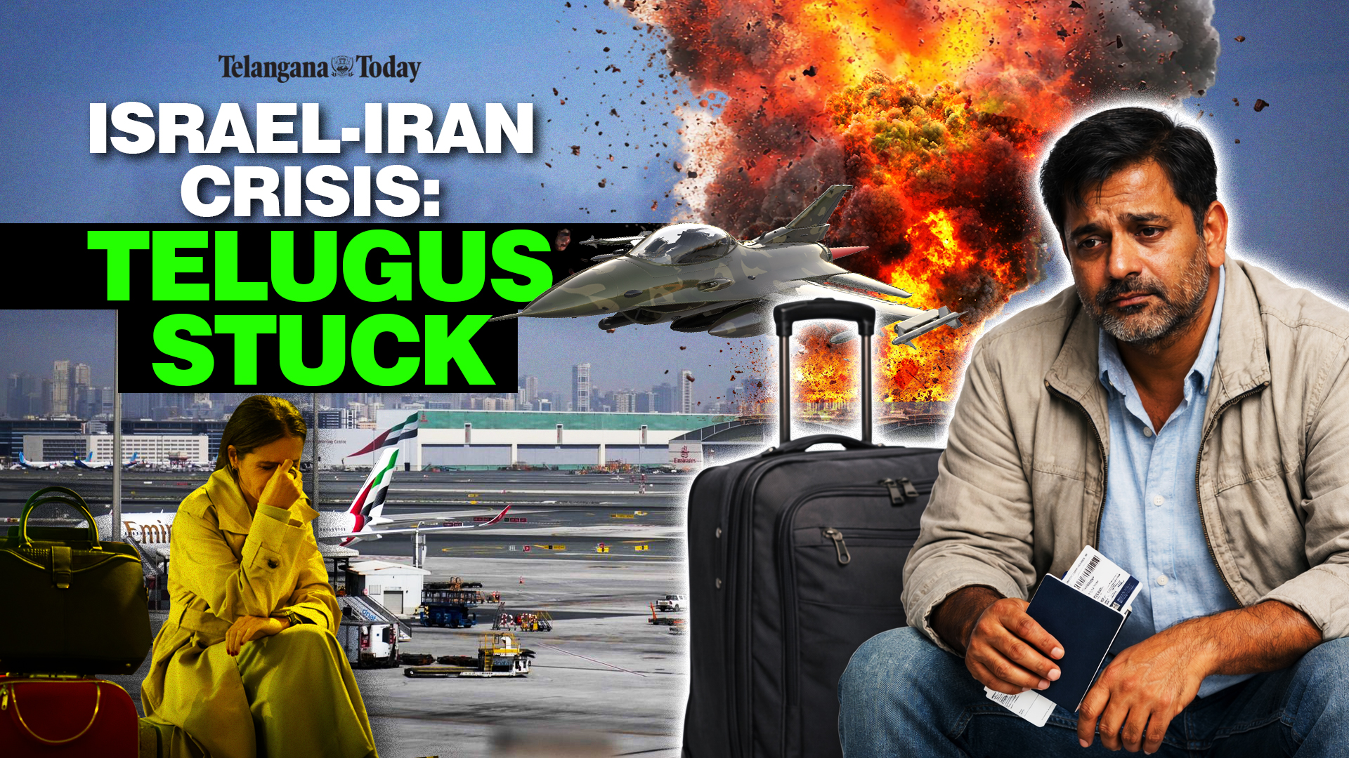 Watch: Flights Cancelled, Sirens Sounding: Big Update for Telugus in Israel