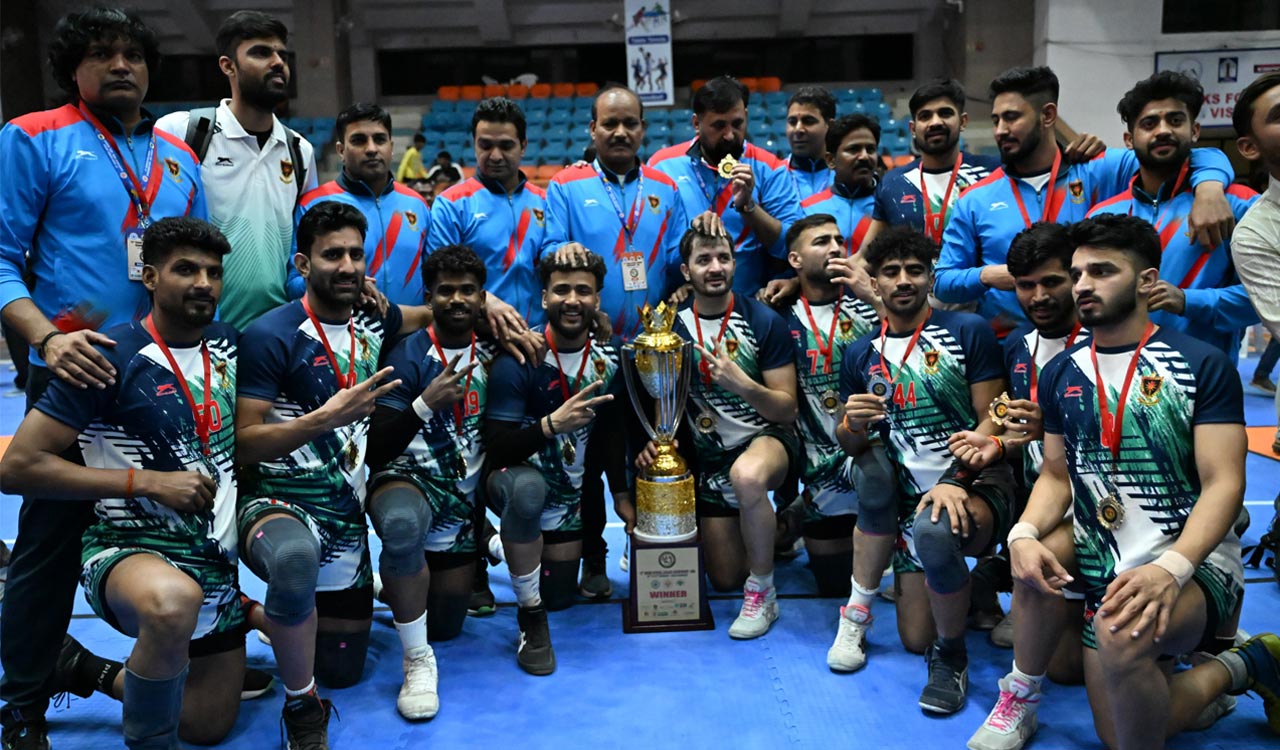 Railways clinch 72nd Senior Men’s National Kabaddi Championship in Vadodara