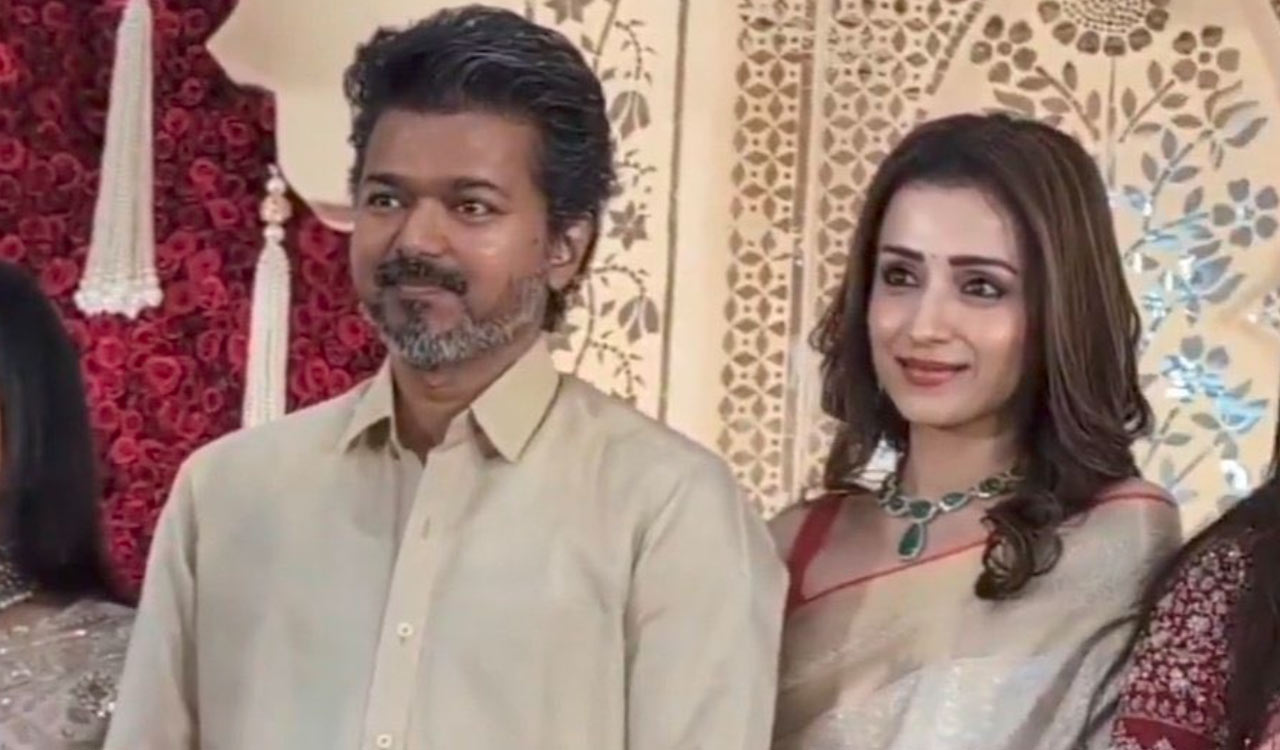 Tamil actor Vijay’s wedding appearance with Trisha sparks online debate