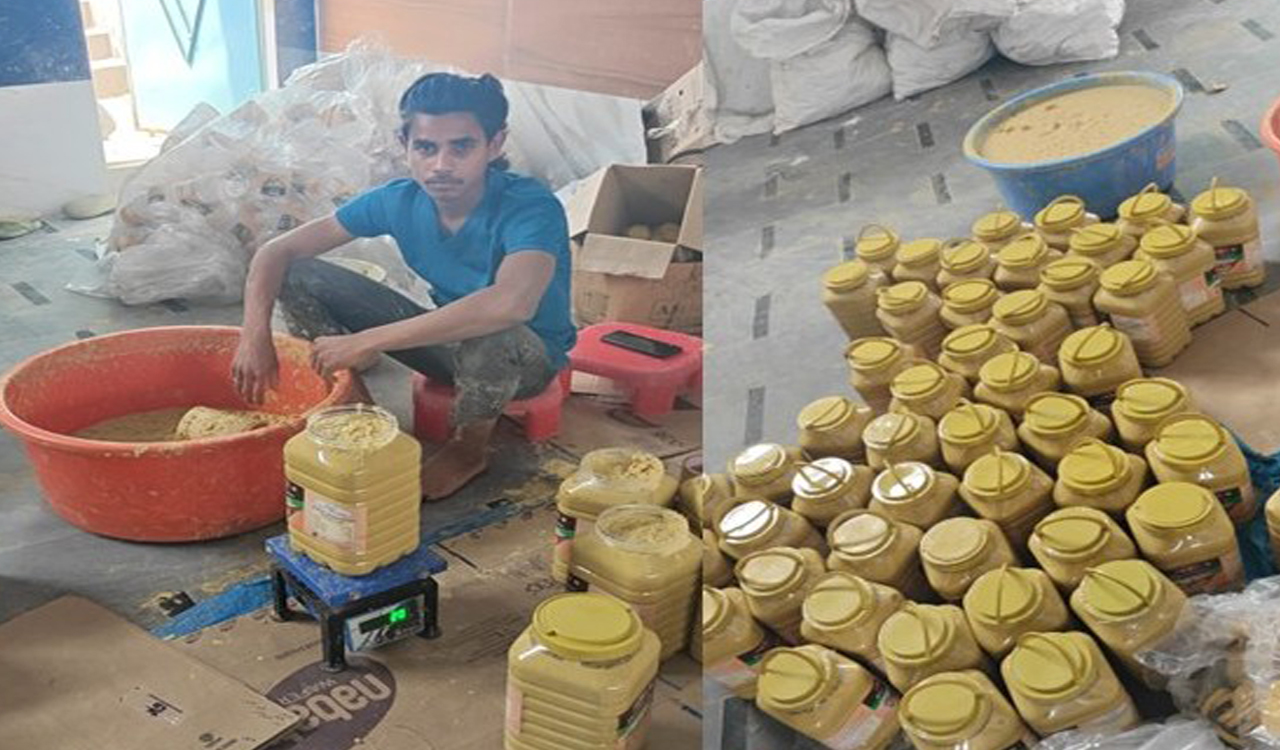 Hyderabad police bust major food adulteration racket in Sanathnagar