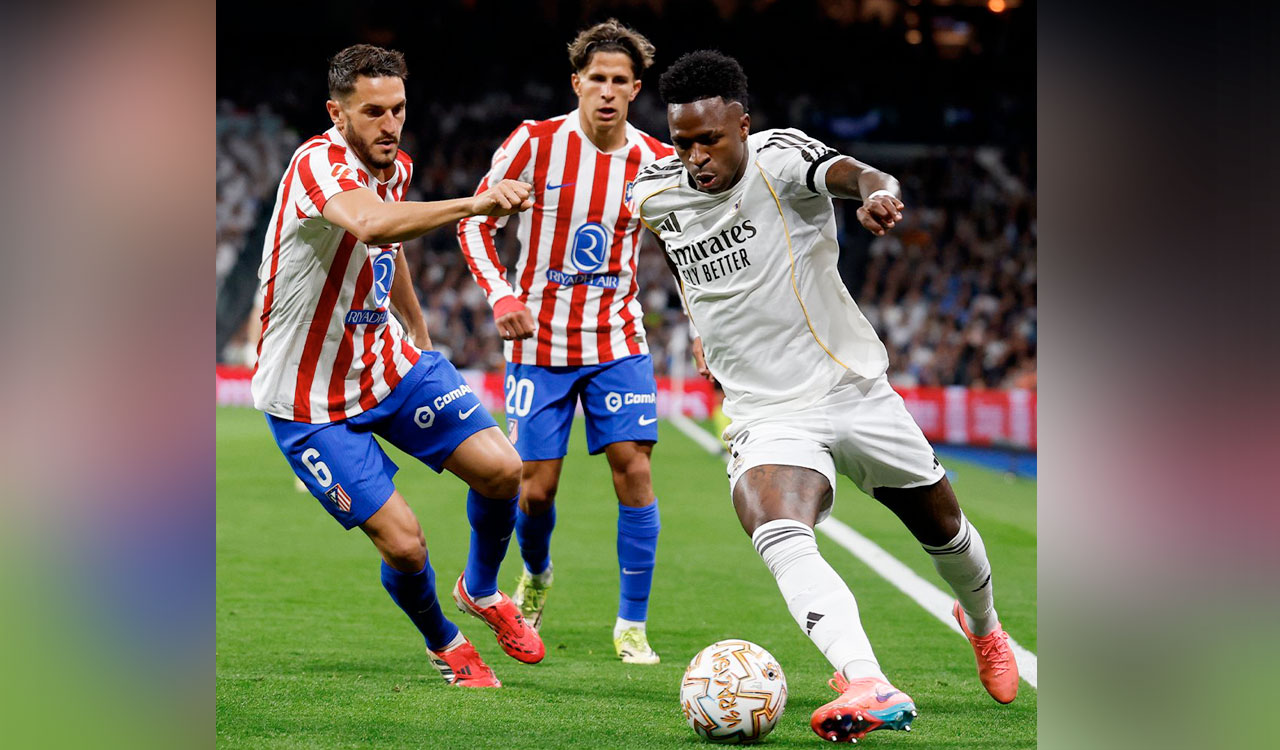 Vinicius’ double lifts Real Madrid to 3-2 win over Atletico in La Liga