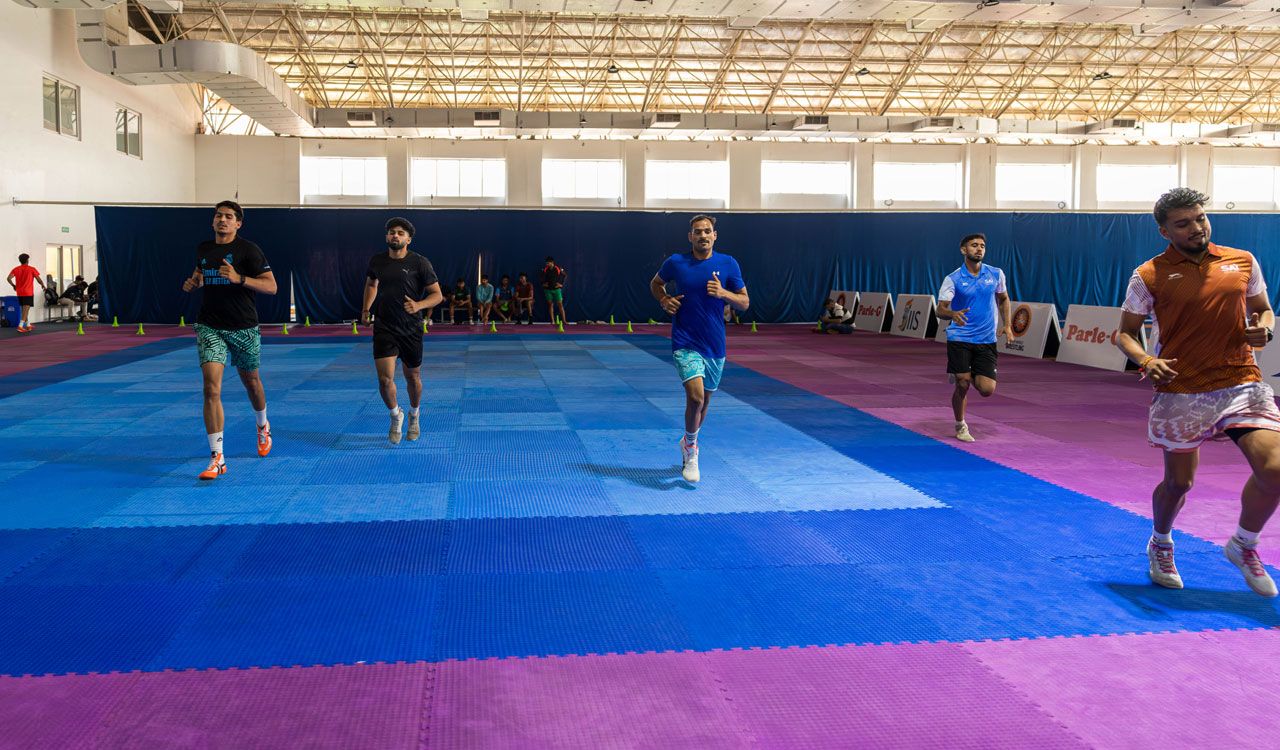 Shubham Shinde highlights importance of fitness at kabaddi camp