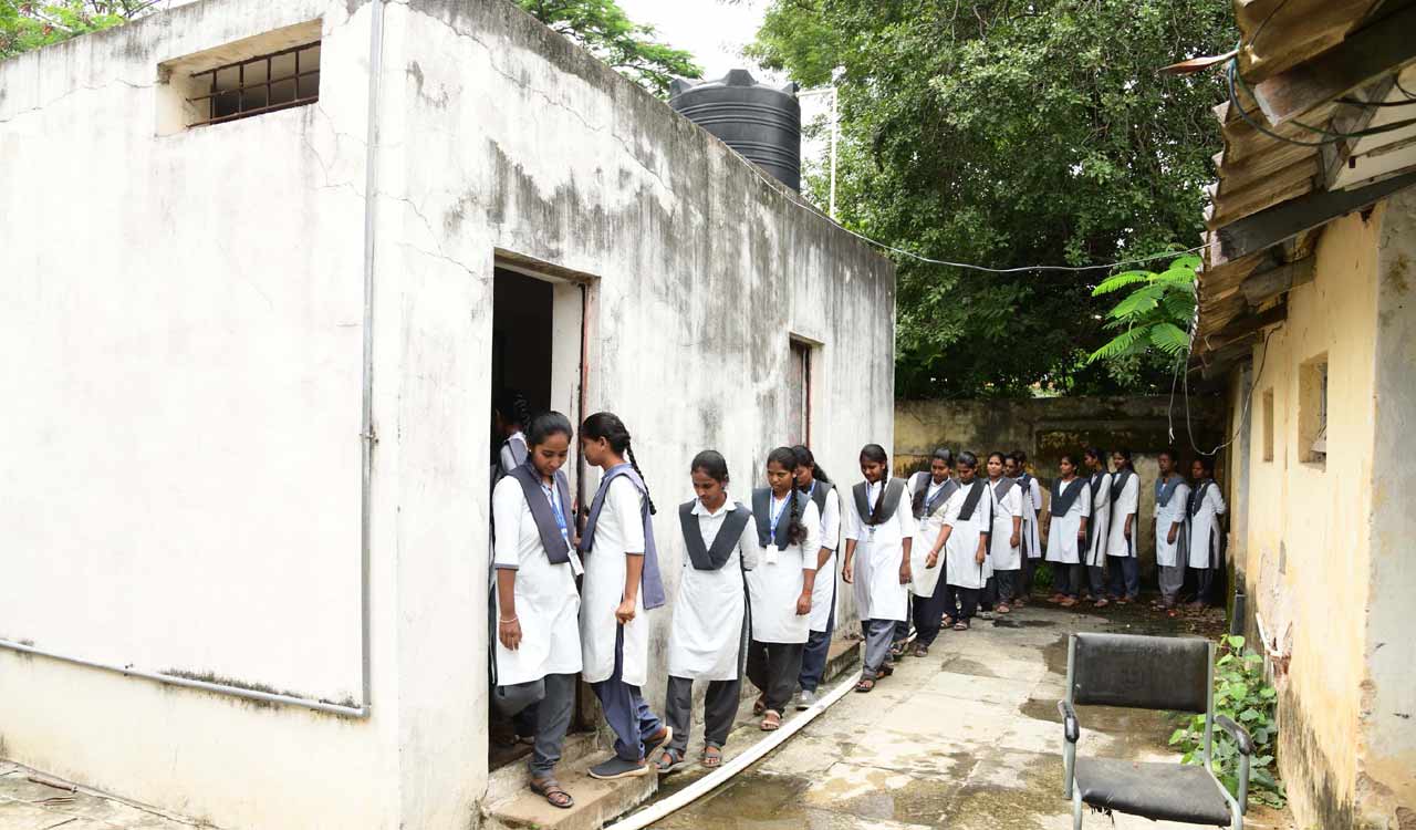 Girl students struggle with inadequate toilets in Telangana schools